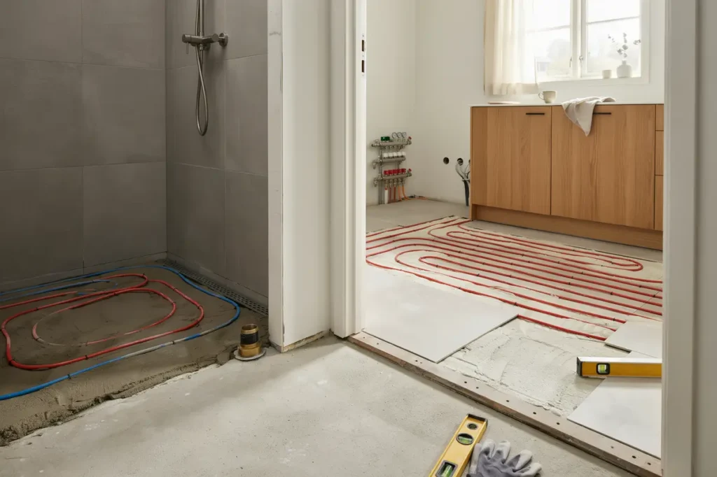 golvv rme i badrum eller k k s v ljer du r tt system och undviker dyra misstag